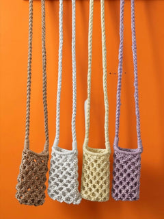 Le Sac Téléphone marisol — crochet crossbody