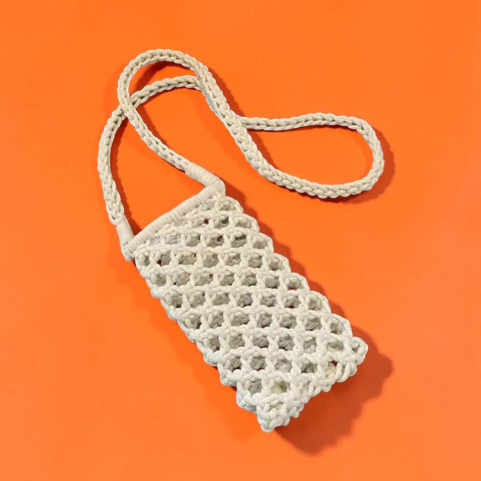 The Marisol Phone Bag — crochet crossbody